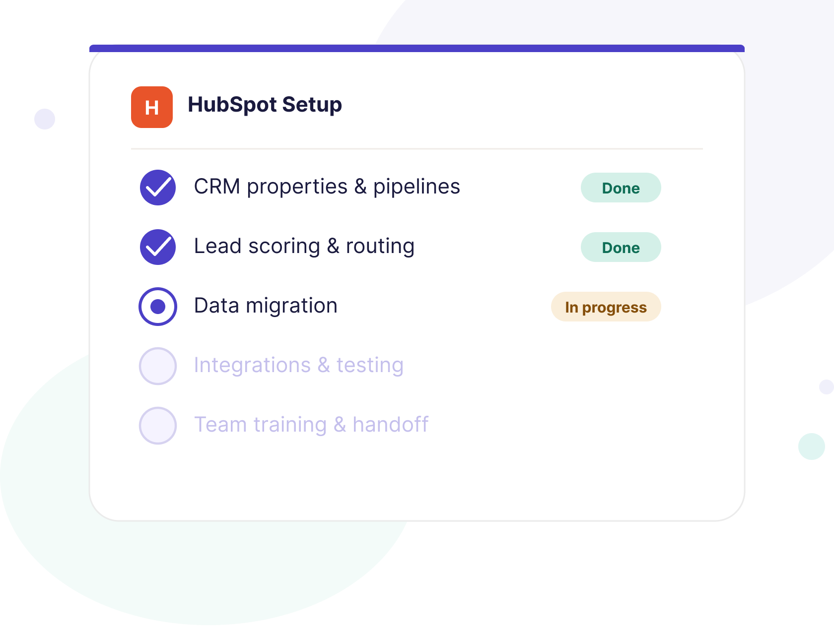 Hubspot setup | Motion ABX B2B B2C Consultancy Agency